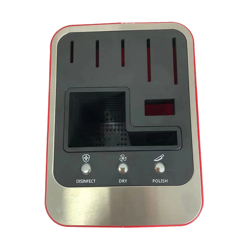 KC UV Disinfection Knife Holder Kitchen Appliances Hot Air Dryer Cleaner Knife Block Set