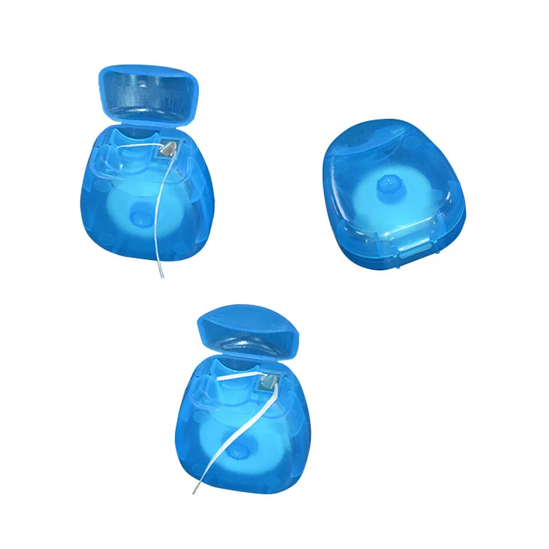 Custom Logo 50M/30M Mini Box Dental Floss Mint Flavor Bottle Glass Dental Floss