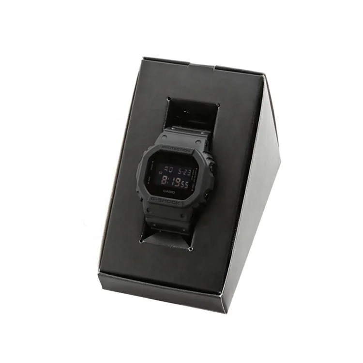 Factory Custom printing folding triangle paper display box for digital watches smart sport children watch box