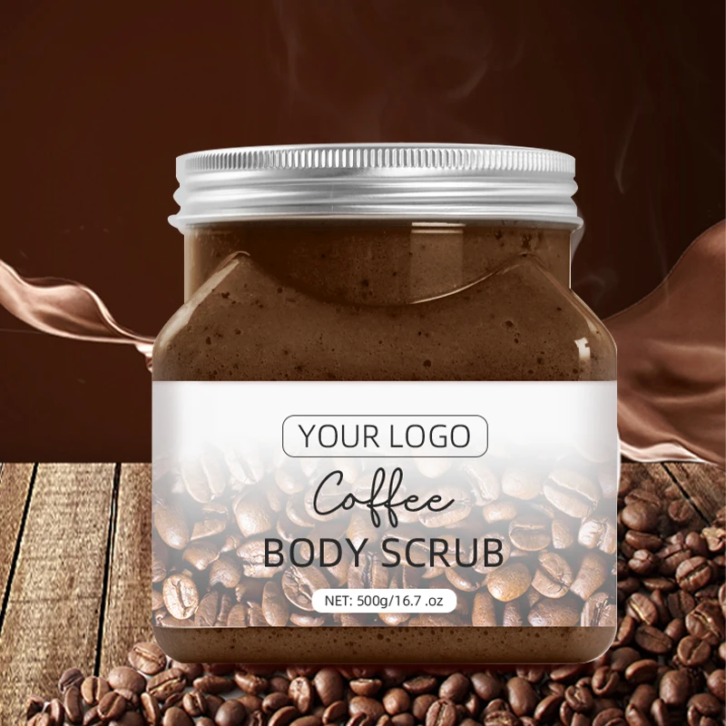 ODM/OEM Free Sample ISO GMP CE MSDS Certificate Factory Price Face Care Anti-cellulite Vegan Arabica Coffee Scrub