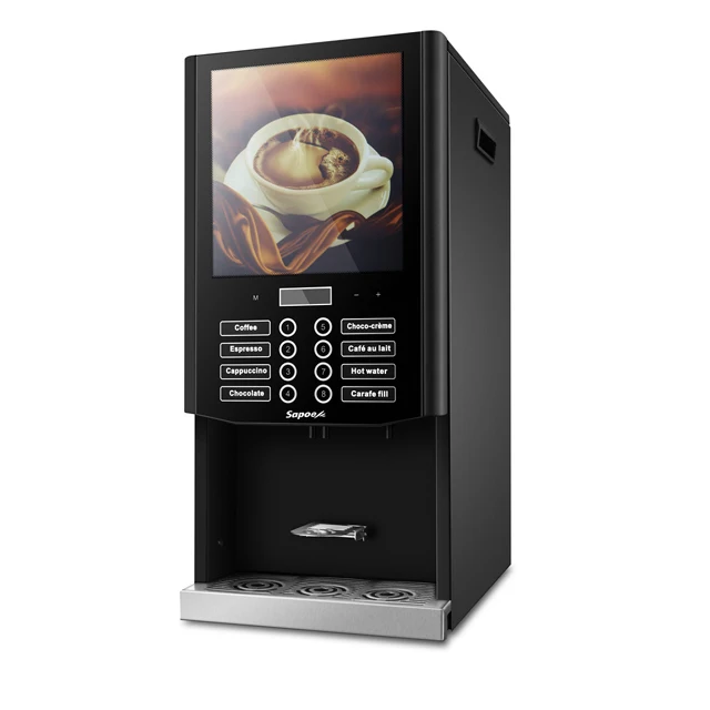 Professional 7 different kinds commercial fully automatic public coffee machine for sale