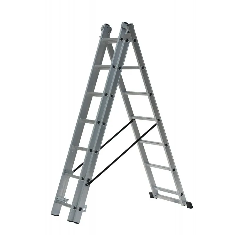 Aluminum easy store multiple folding step ladder