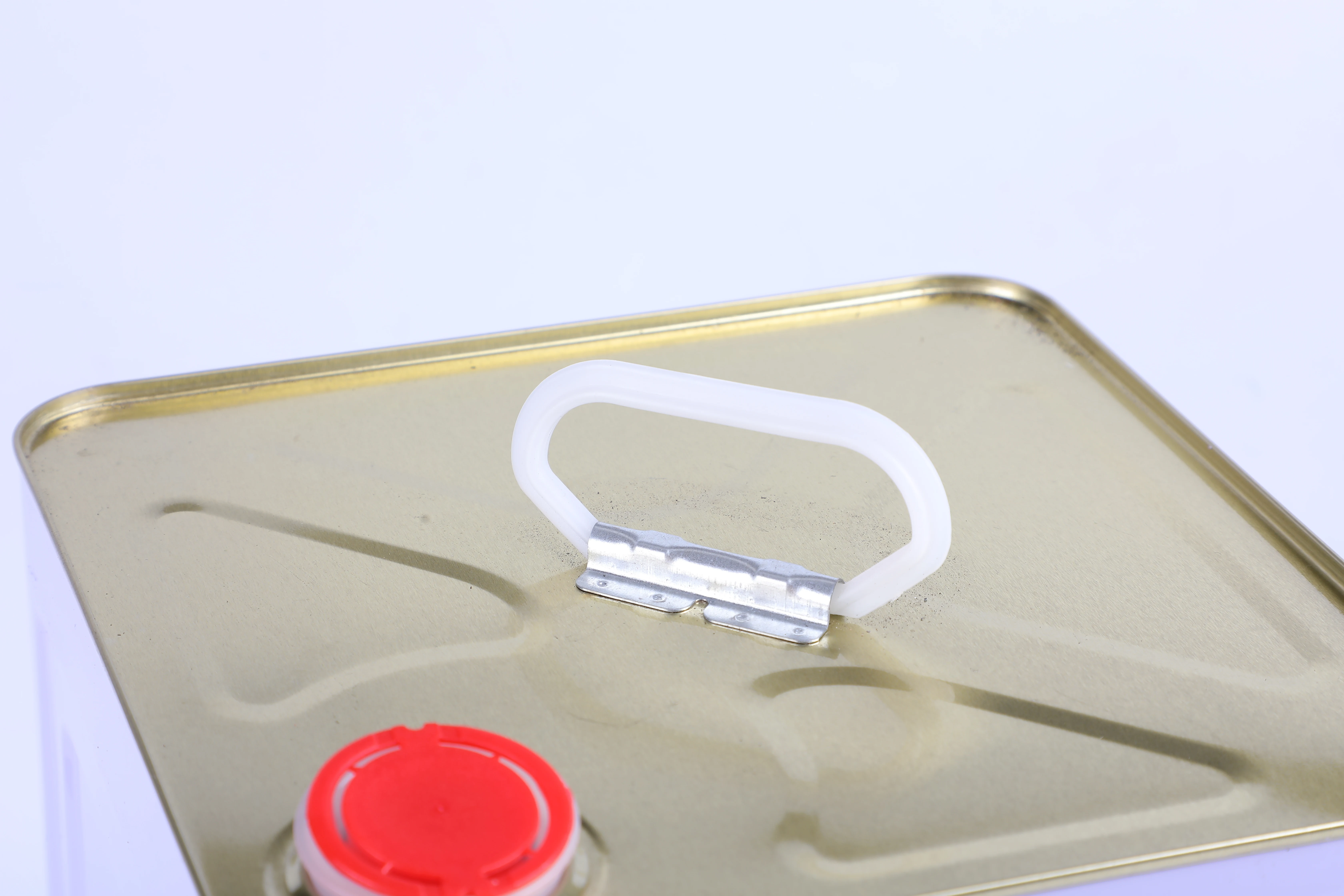 
High Quality Metal Tin Containers Square iron drum with pressure cover 