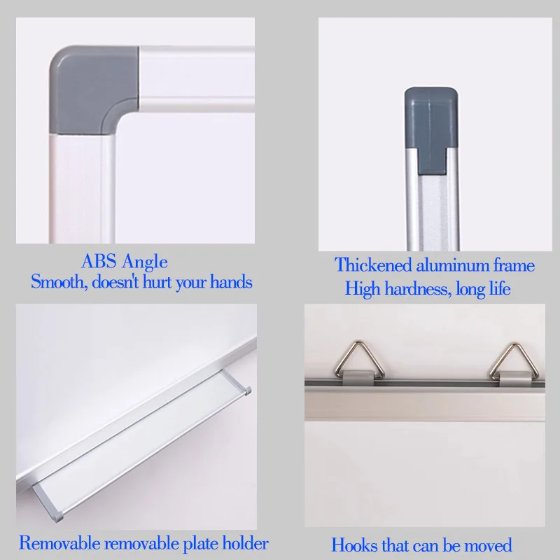 Wholesale Custom Hanging Wall Mount Classroom Aluminium Frame Dry Erase Magnetic Whiteboard White Board For School