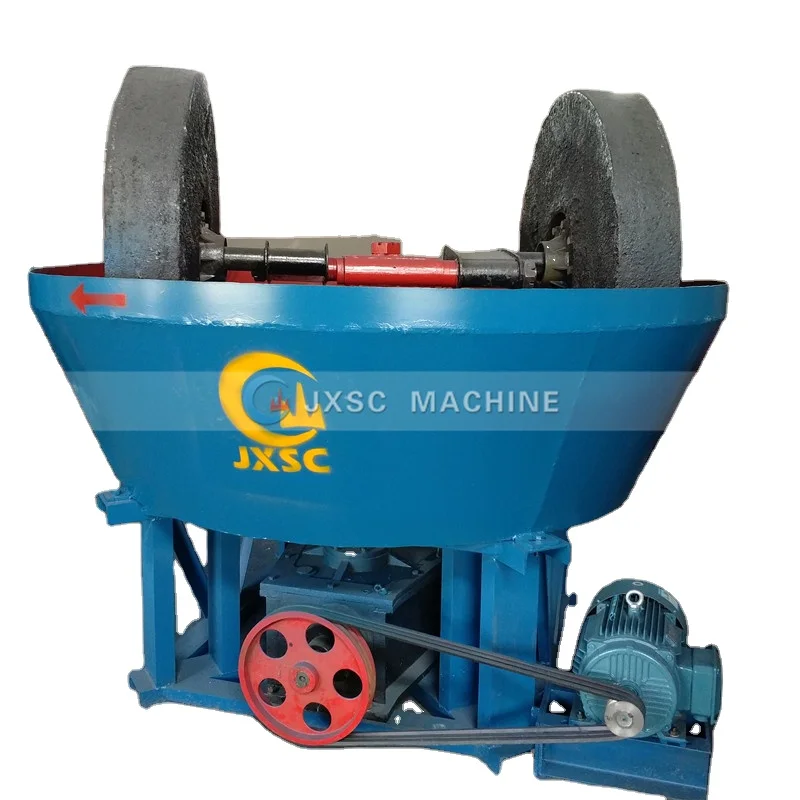 Китай двухколесный шлифовальный станок 1200 золотой камень мокрый Пан мельница