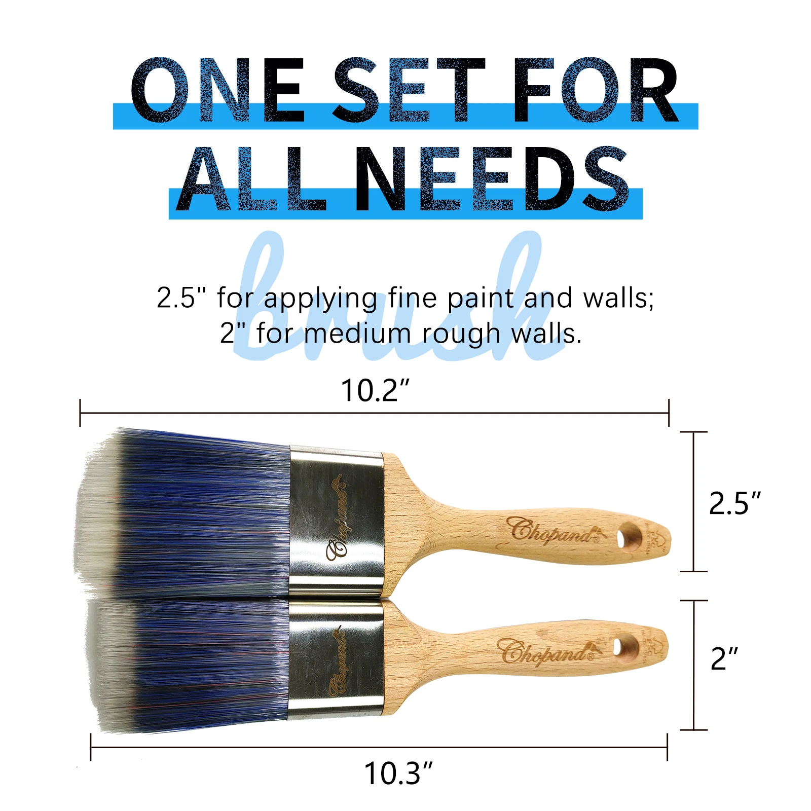 2024 chopand high quality wall painting brush purdy paint brush