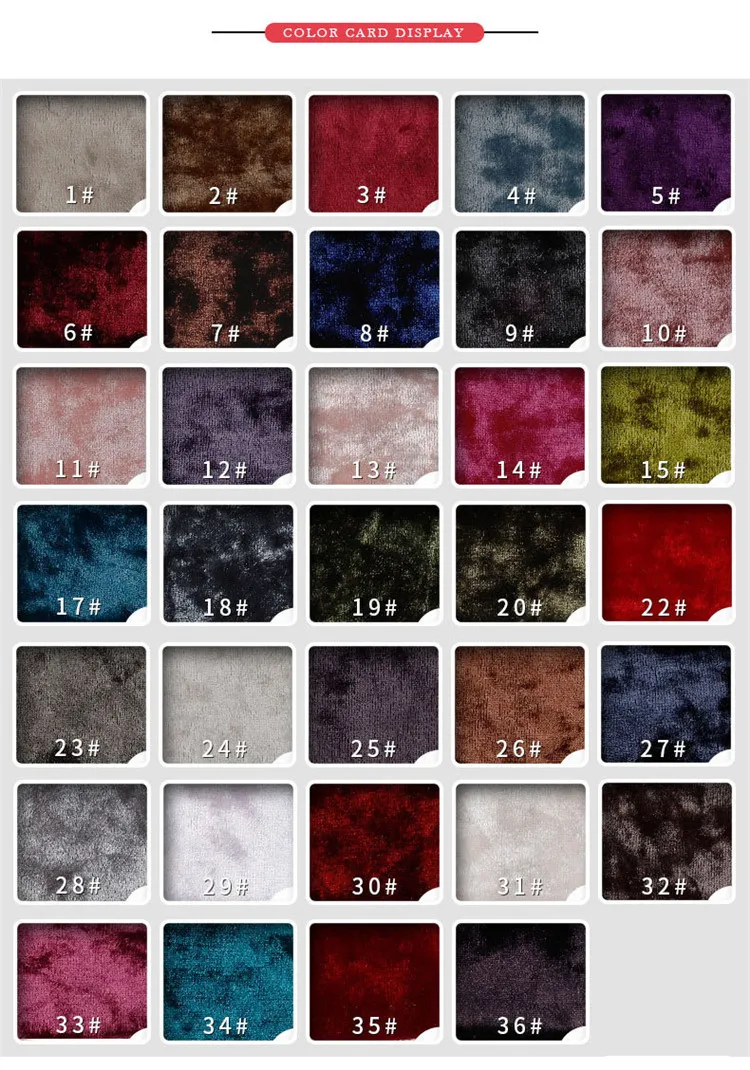 Wide usage high quality warp knitted polyester spandex Ice Velvet Fabric for toy and clothes