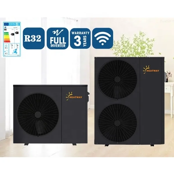 R3210kw  inverter heat pump air conditioner, heating in winter and cooling in summer output hot water