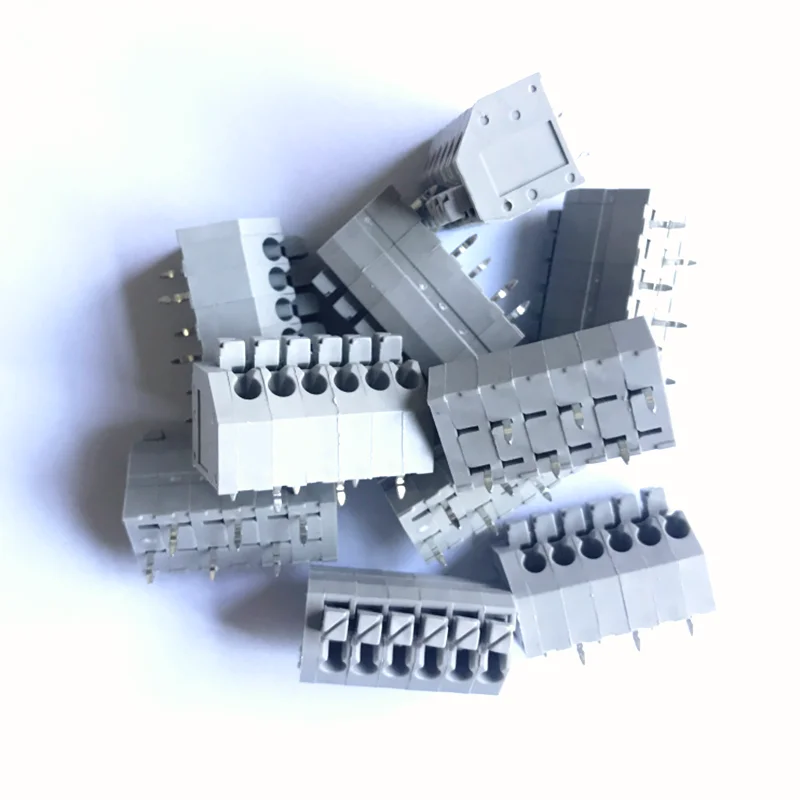 250 SPRING TERMINAL BLOCK PITCH 3.5MM REPLACE DEGSON QUICK IN WIRE PCB SCREWLESS CONNECTOR