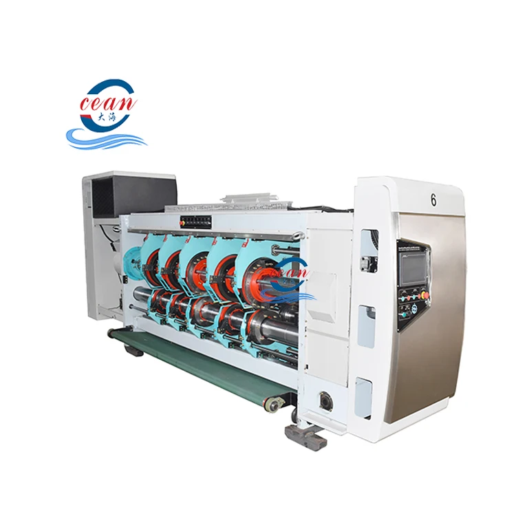 Fully adsorption automatic carton making line corrugated cardboard folding gluing linkage line