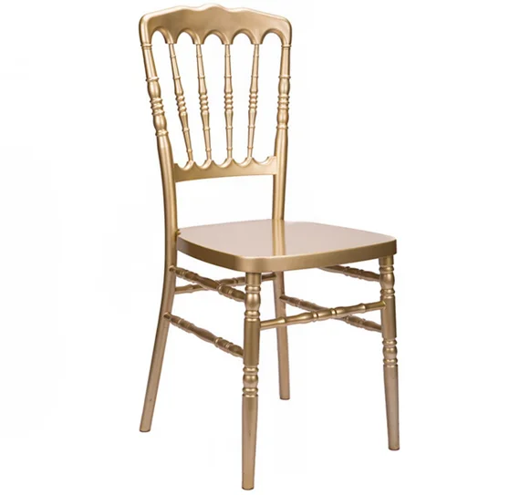 Штабелируемый деревянный стул для свадебного банкета в английском стиле с рамкой из цельного дерева