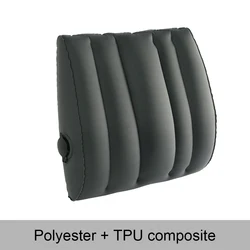 Durable Inflatable Lumbar Support Cushion Pillow For Car Office Chair