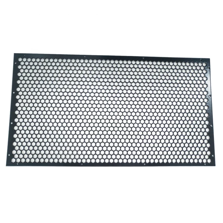 Лидер продаж матовая черная металлическая сетчатая Крышка для динамика с сотовой структурой под