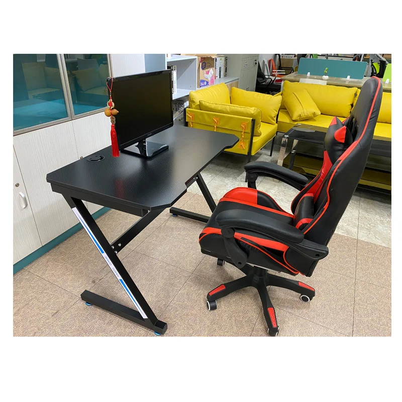 Z-образный игровой стол, компьютерный стол, светодиодный игровой стол, ПК стол на продажу