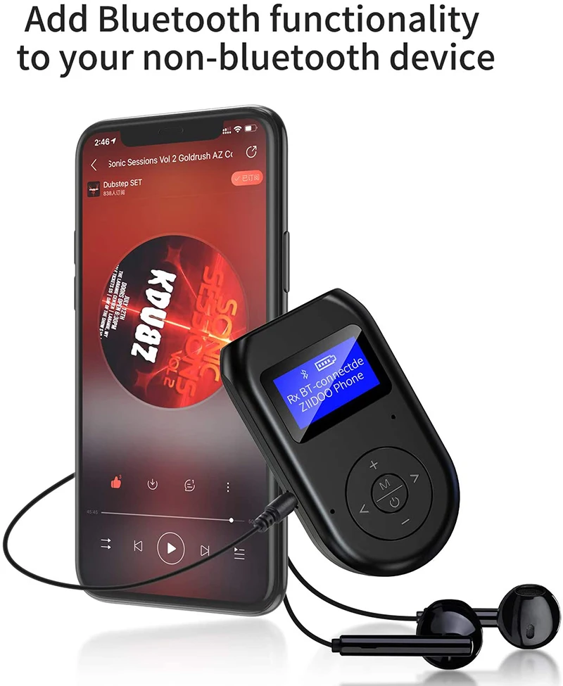  Bluetooth 5 0 приемник передатчик адаптер 3 мм разъем для автомобильной музыки аудио Aux A2dp ресивер наушников