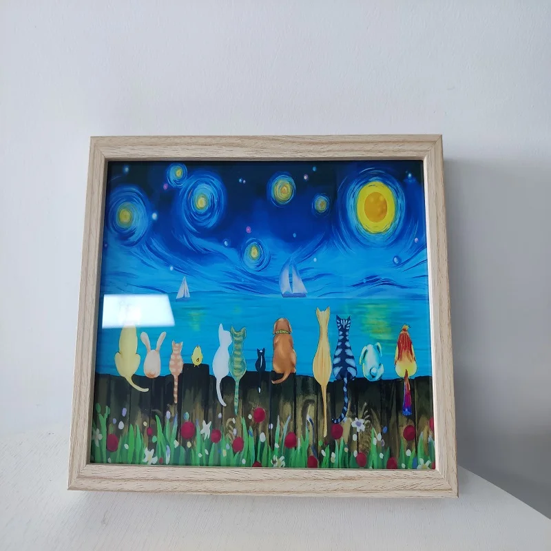 Акриловая светодиодная рамка для фотографий Van Gogh