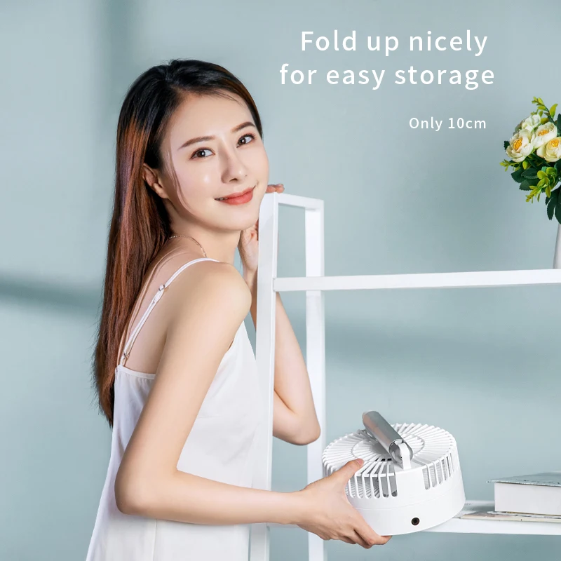 Складной стол для путешествий и кемпинга на открытом воздухе, складной беспроводной колеблющийся напольный стол, Портативный Телескопический Электрический складной вентилятор