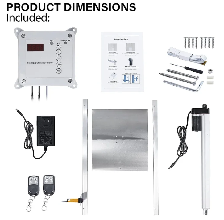 C-81 курятник открывания двери с инфракрасным Индукционным