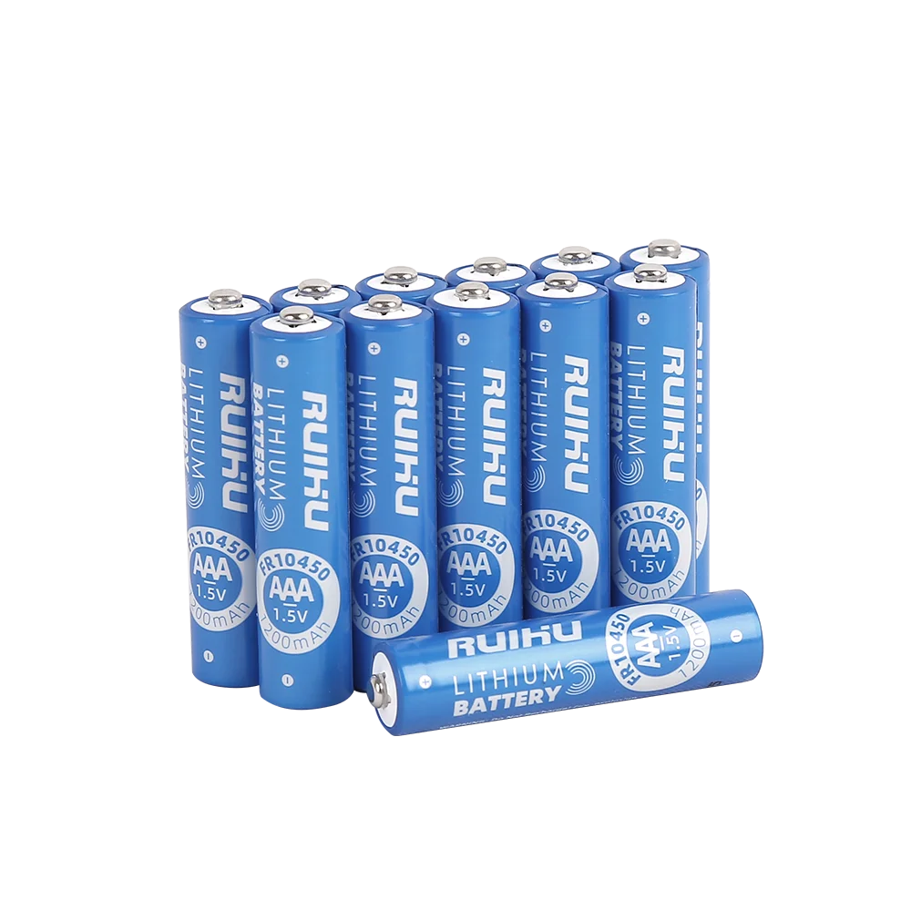 RUIZHI Li-FeS2 Battery 1150mAh FR10450 lithium AAA battery high capacity battery