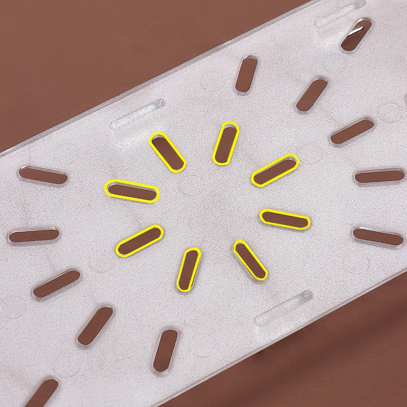 Acrylic drain plate Plastic plate transparent water separation fraction tray number of boxes pc1/1 1/2 1/3 1/4 1/6 1/9