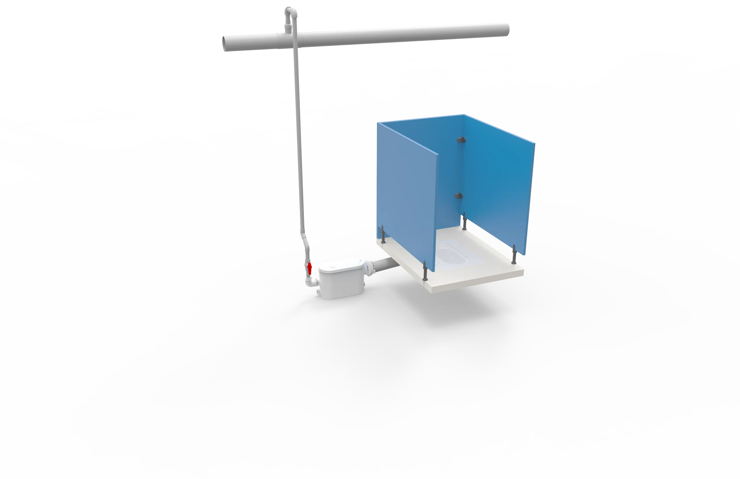 HOMAC 400-N2 sanitary bathroom waste water drain pump