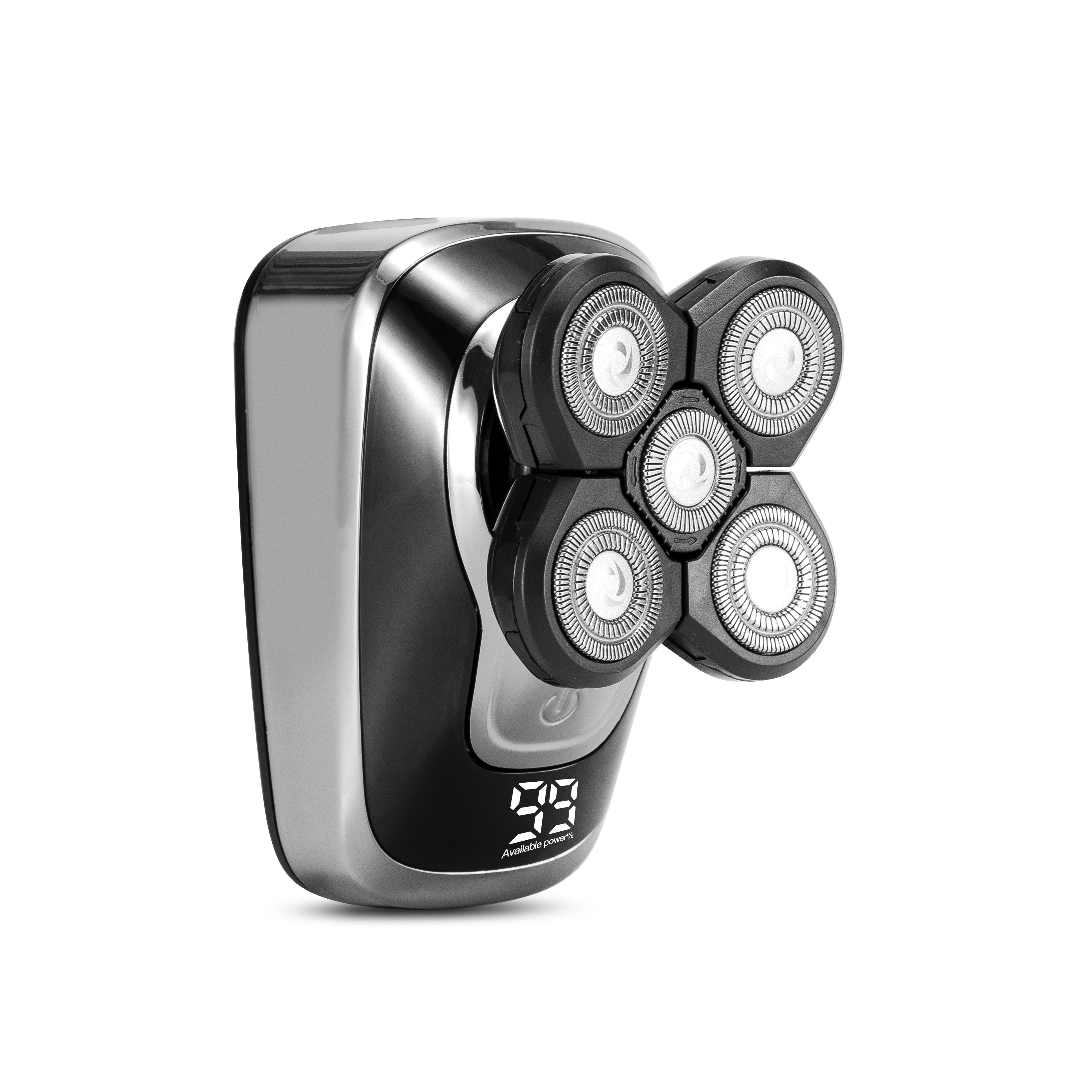 Электробритва для мужчин, перезаряжаемая моющаяся с 5 головками и плавающим лезвием, usb, легкое тройное действие