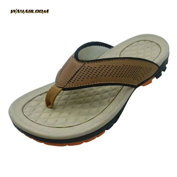 Beach Shoes Clip on Slippers  Non-slip Flip Flops Men's Outdoor Casual Summer PVC Plastic Slippers Summer Sandals for Men