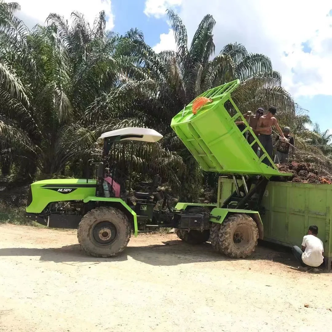 HL504-3 Huili Sale Price Small Chinese Cheap Agricultural Farm Tractors Truck Mini Farming Multifunction Tractor