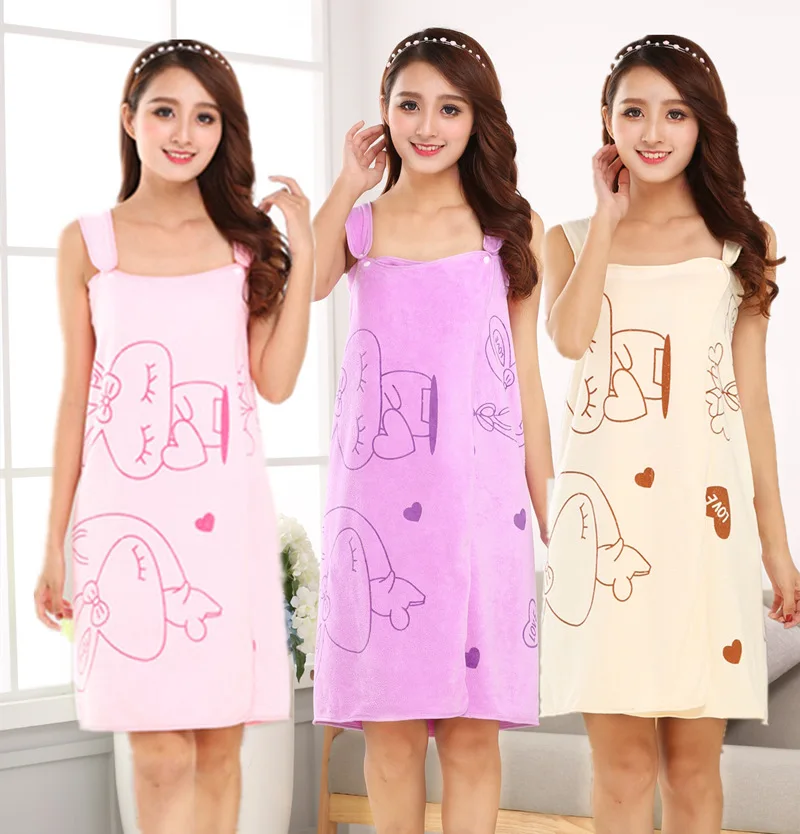 Wholesale magic Bath Towels  Lady Girls children SPA Shower Towel Body Wrap Bathrobe Wearable Beach Dress