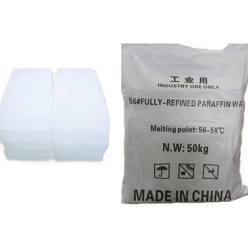 Bulk price per kg Dongke brand paraffin wax 56/58 fully refined for candle making