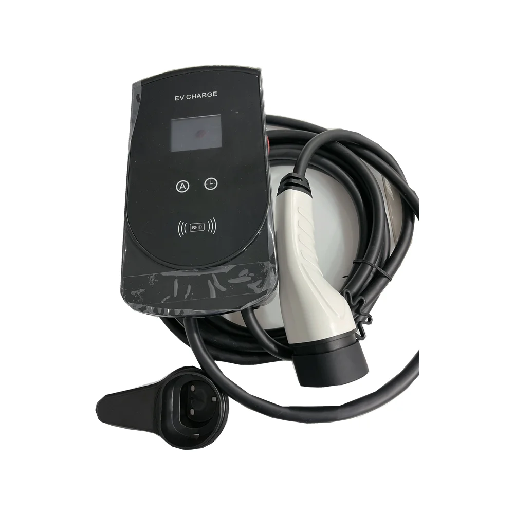 J1772 Electric Car Ev Charger Ac Wall Box Ev Charging 7kw 22W wall Portable Type Electric Car Charger
