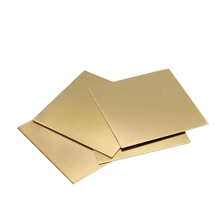 ASTM B152M copper plate CNC metal brass sheet 0.7mm brass plate sheet