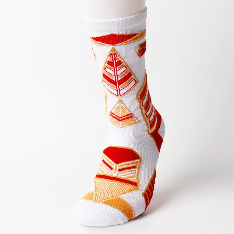 Fashion Style Basketball Socks Custom Logo Thick Terry Cushioned Crew Cotton Socks