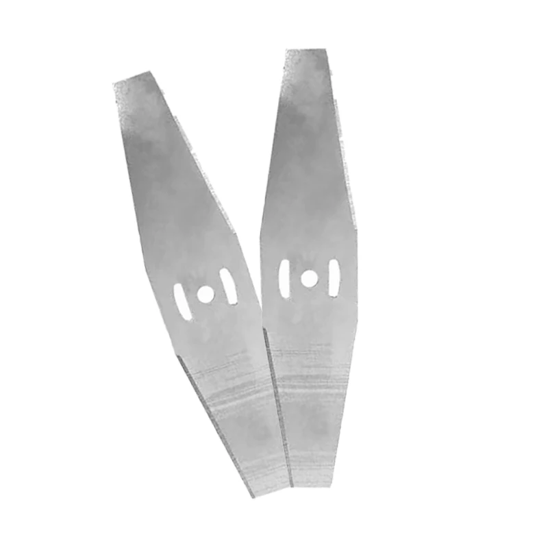 Durable gear mower mulching blade 2 teeth SK5 polished blade grasscut replacement blade for lawnmower