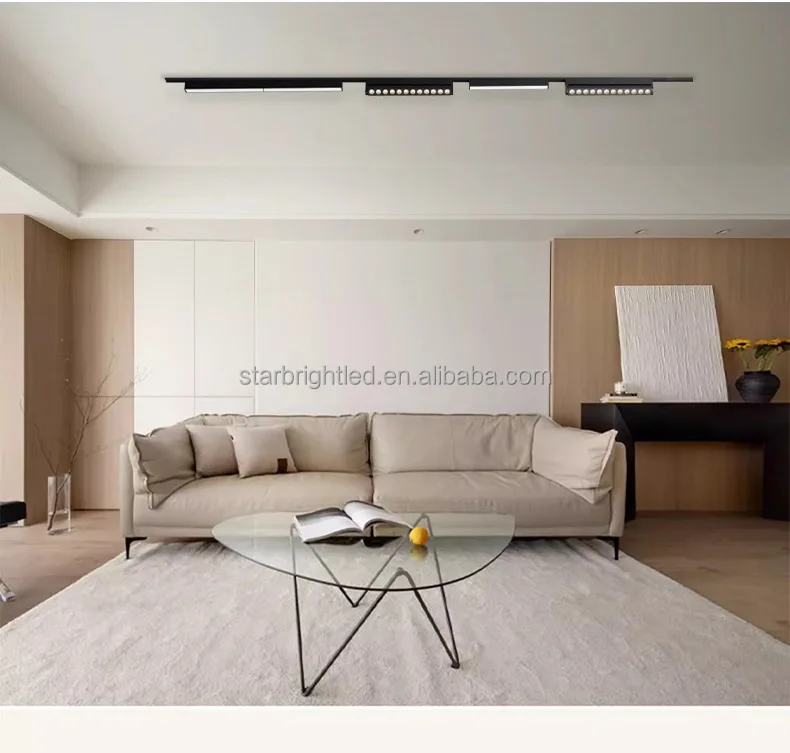 display lights for shop track lighting ceiling magnetic light track led linear hot sale commercial led