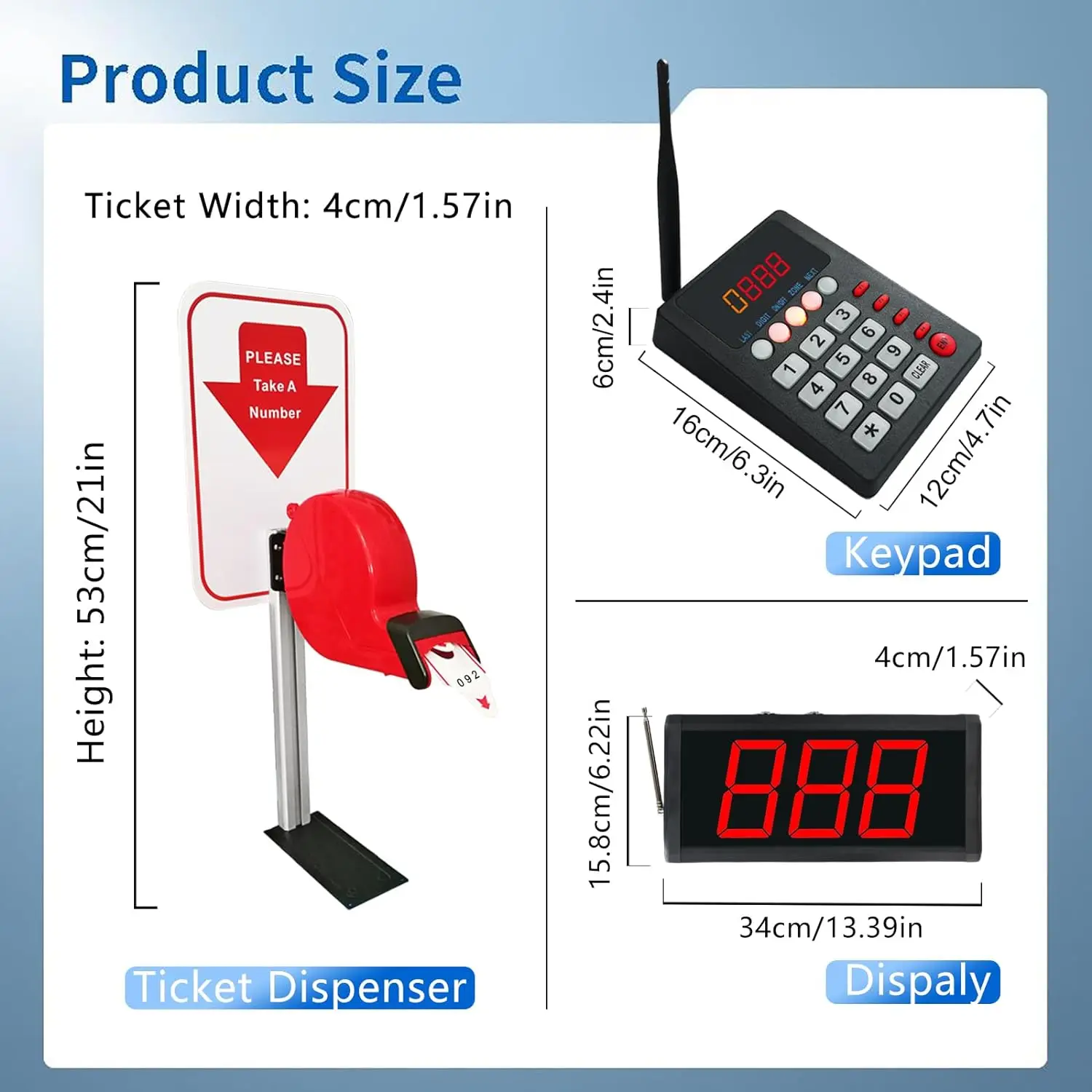 Wireless queue management system manufacture electron queue system