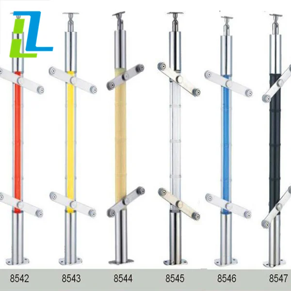 clear acrylic staircase pillar baluster handrail for decoration