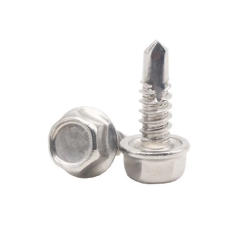 All size stainless steel zinc hex head self drilling screw for retail industry