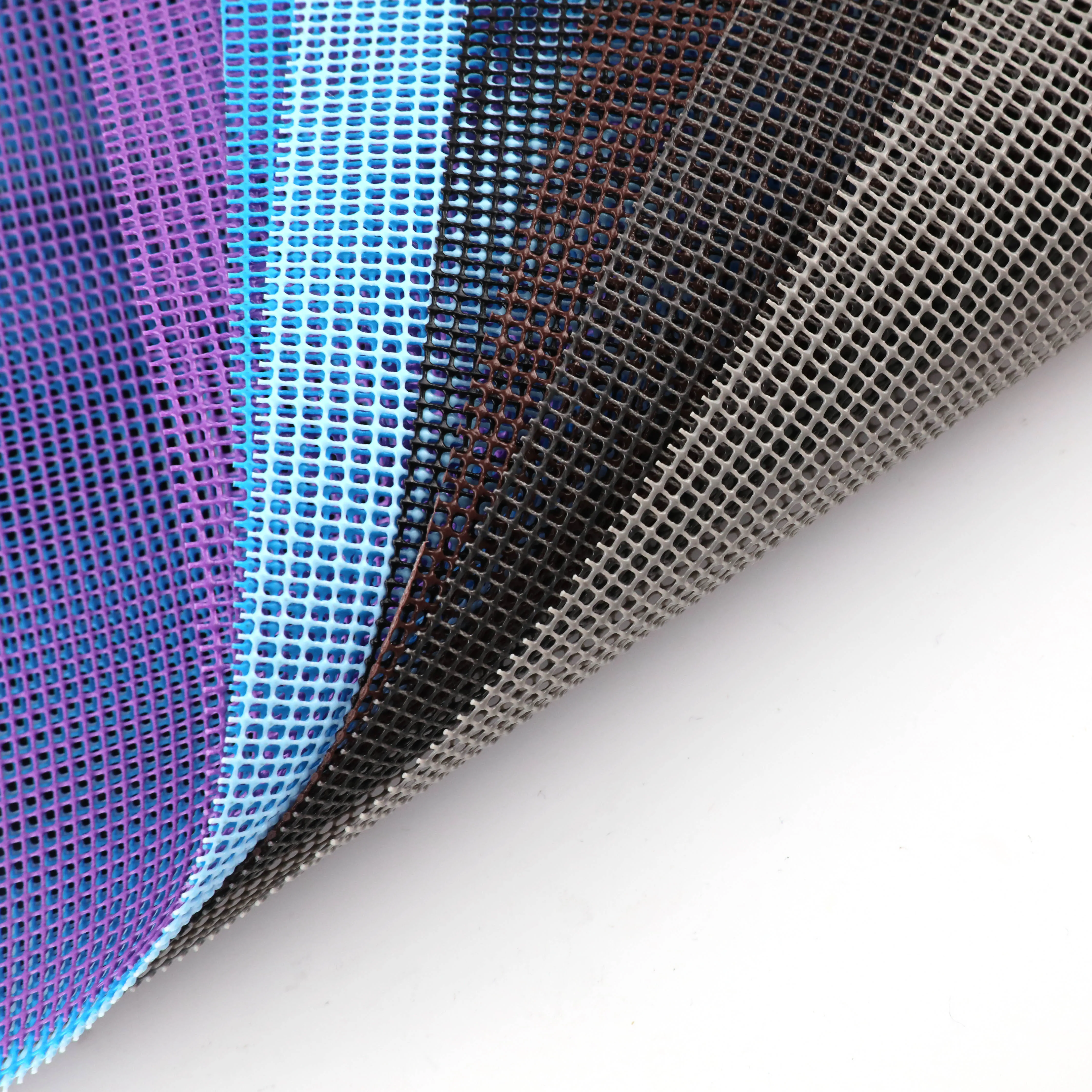 Lona Cheap wholesale pvc transparent net mesh tarpaulin pvc mesh tarp for bag and advertising banner