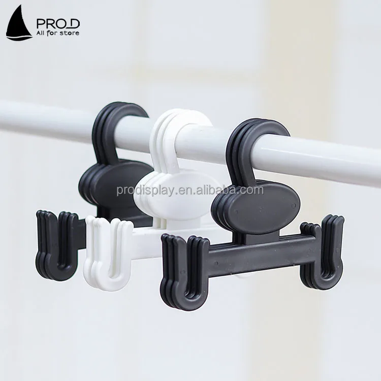 Supermarket slippers flip-flop display hook plastic shoe hangers for shops