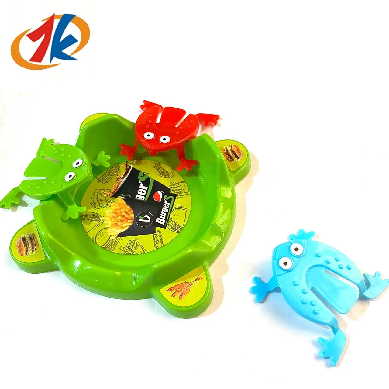 Jump N leap frog toy bouncing jumping plastic frogs 2024 trend animal toy for children toddles plastic toys finger pressing