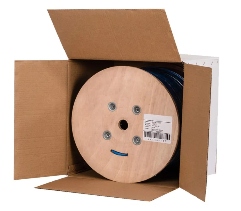 305m  CCA BC OFC Bulk CAT6a UTP Cable 4 Twisted Pair Cat 6 Network Cable