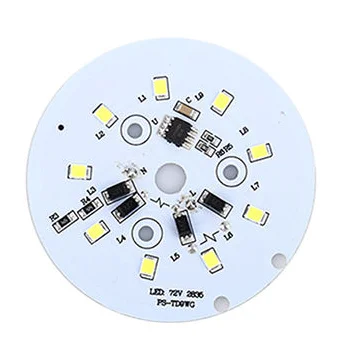 AC 220V Dimmable Aluminum Board LED SMD 2835 Driverless Aluminum Panel LED PCB Board Assembly Factory