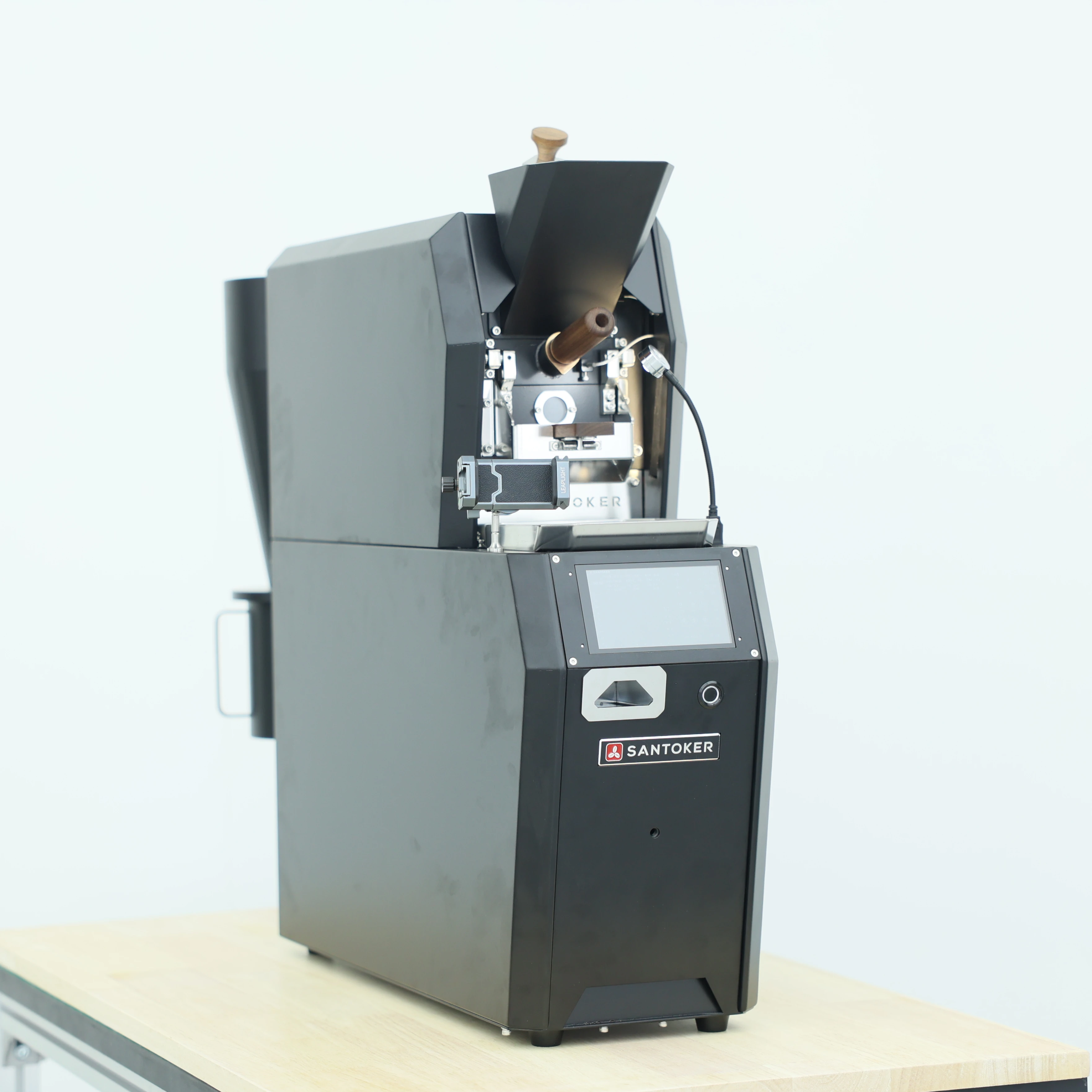 SANTOKER RX300 50-300g App control automatic coffee roaster gas coffee roster machine