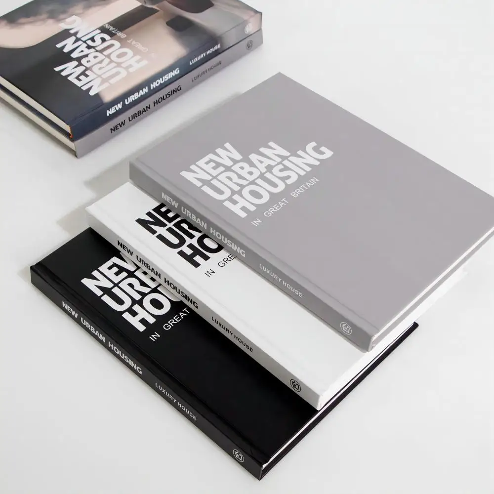 Simple modern simulation book model room decoration real book page turning ornaments study desktop photo props decoration