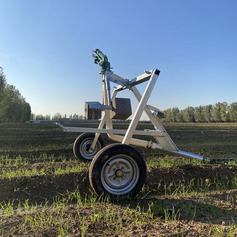 Новая полностью автоматическая передвижная лебедка дисковая спринклерная ирригационная машина Самоходная для прокатки затвора
