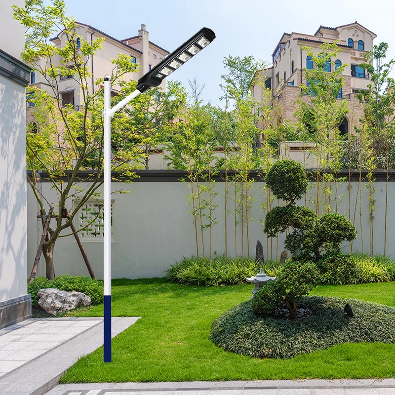 LIGHTSINCERE led solar street motion sensor lights 100w 200w 300w 400w 500w outdoor led integrated all in one solar street light