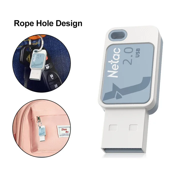 Netac USB Flash Drive 2.0 8GB Student Waterproof Pen Drive USB Disk on Key Pen drive Original Factory OEM service