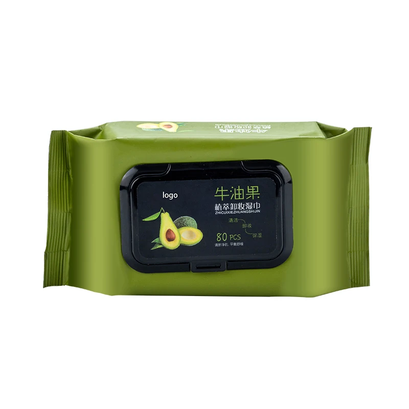 Lady Makeup Remove Facial Wet Wipes Cute Design Moisturizing Cleansing Wet Wipes Lingettes Humides