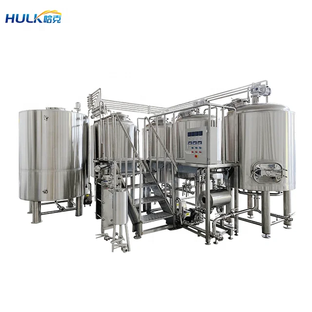 1000 Liter Industrial Beer Making Machine Stainless Steel Beer Brewing  Equipment